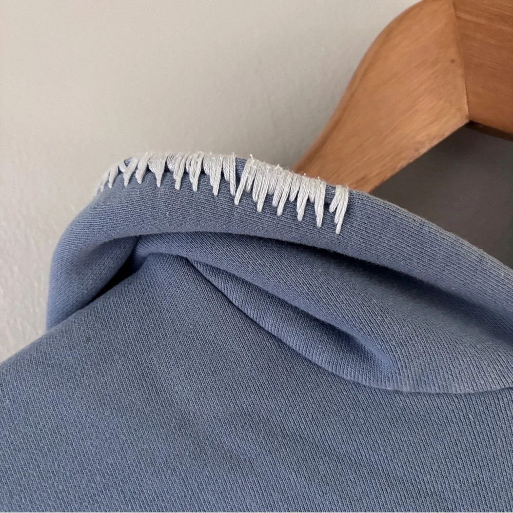 Madhappy Pastels  Logo Blue Hoodie Size L - Picture 3 of 7